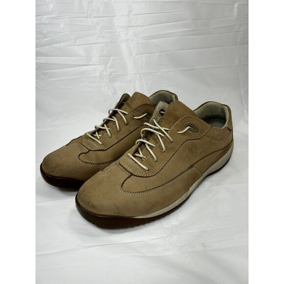 Rockport women’s Size 10 Comfort Walking Leather Tan Shoes Lace Up - Picture 3 of 9